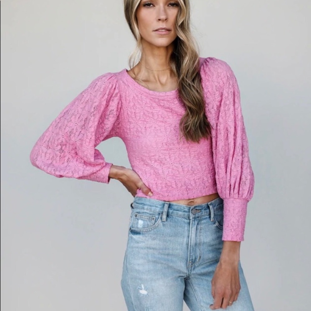 Free People lace top